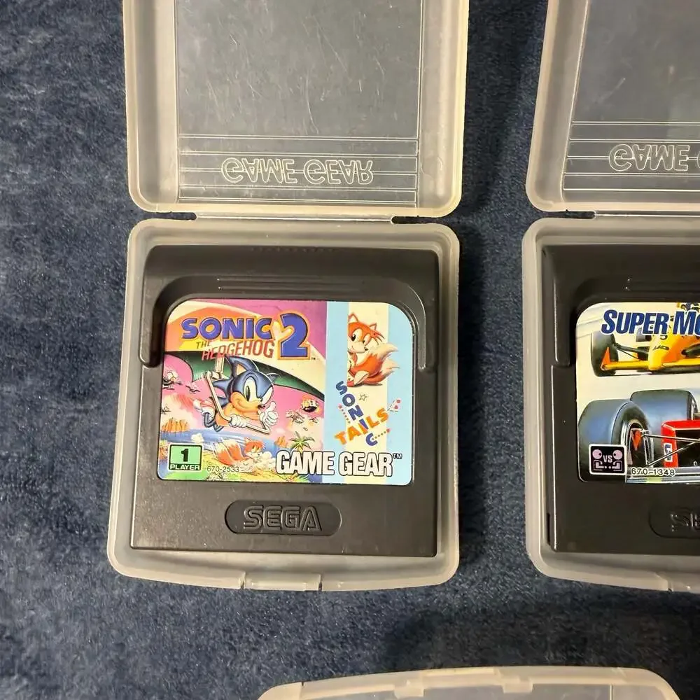 Lot of 5 Sega Game Gear Games: Sonic 2, Super Monaco GP, The Lion King, TaleSpin